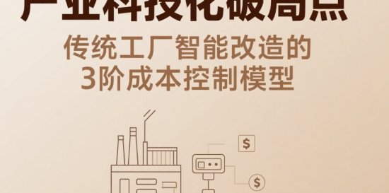 產(chǎn)業(yè)科技化破局點(diǎn)：傳統(tǒng)工廠智能改造的3階成本控制模型