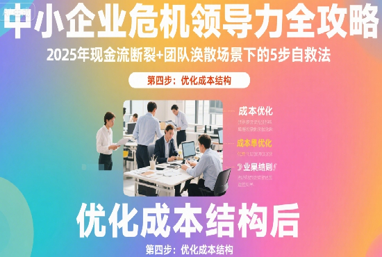 中小企業(yè)危機(jī)領(lǐng)導(dǎo)力全攻略：2025年現(xiàn)金流斷裂+團(tuán)隊(duì)渙散場(chǎng)景下的5步自救法