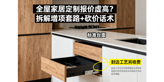 全屋家居定制報價虛高?拆解3大增項套路+砍價話術