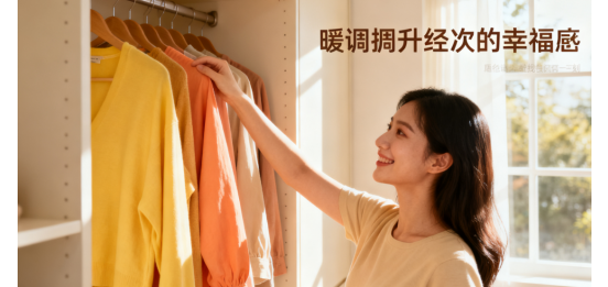 衣柜色彩心理學：選對色調提升每日幸福感